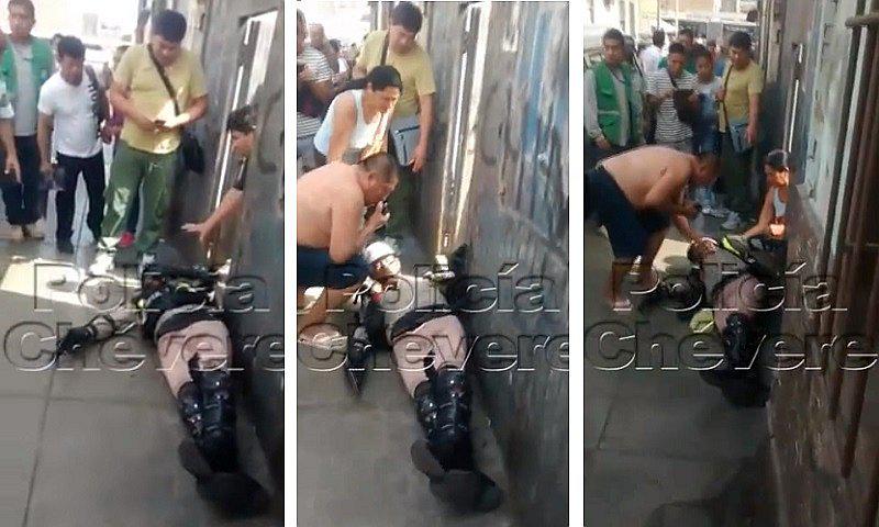 Facebook: captan a policía herido tras enfrentarse a delincuentes (VIDEO)