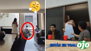 Novio es víctima de pesada broma: Su pareja “salió en toalla” frente a su amigo | VIDEO