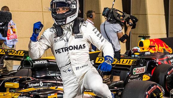 Fórmula 1: Valtteri Bottas logra en Baréin su primera 'pole' 