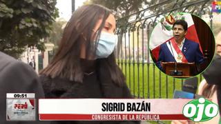Sigrid Bazán enfurece cuando le preguntan si es una ‘niña’ de Pedro Castillo”: “Tengo 31 años, no soy una niña”