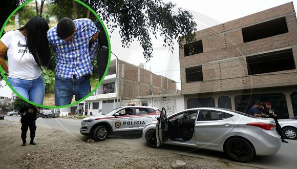 Detienen a tres presuntos delincuentes que estaban sobre vehículos robados en Los Olivos (FOTOS)