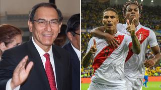 Martín Vizcarra y su mensaje a la selección peruana: "nos sentimos orgullosos"