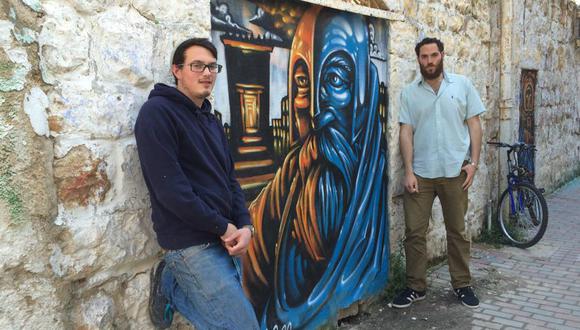 Londinense y neoyorquino defienden al judaísmo a punta de grafitis