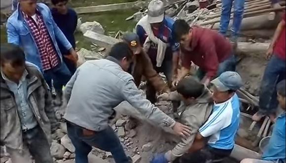 La víctima logró salir con ayuda de los pobladores del distrito de La Jalca. (Foto: Diario El Clarín Amazonas)