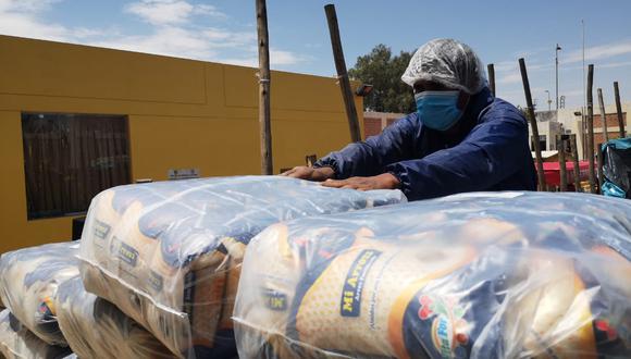 Arequipa: entregan 207 toneladas de víveres de Qali Warma para población vulnerable (Foto: Qali Warma).