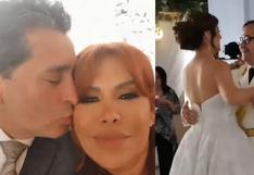 Magaly Medina se luce en la boda de su sobrina: “mi hermano, orgulloso padre de la novia”
