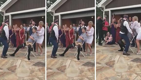 La peor broma de una novia a su pareja durante su fiesta de boda (VIDEO)