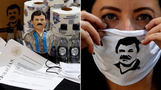 Familia de “El Chapo” Guzmán regala mascarillas y víveres con rostro del narco│FOTOS