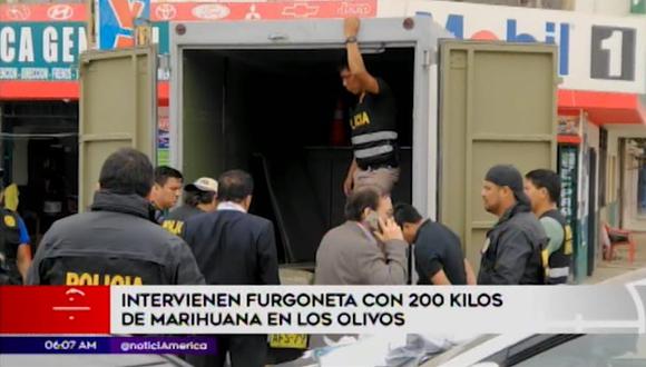 La droga y los detenidos fueron puestos a disposición del Ministerio Público. (América Noticias)