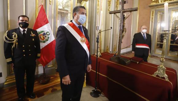 Manuel Merino asumió la Presidencia tras la vacancia de Martín Vizcarra. (Foto: Presidencia)