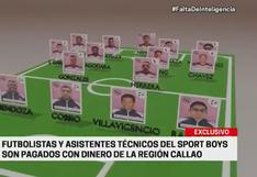 Sport Boys: jugadores reciben pago del Gobierno Regional del Callao por servicios que no brindan | VIDEO