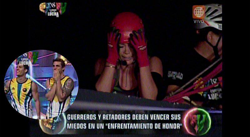 El Origen de la Lucha: Sheyla Rojas llora por juego y Patricio Parodi se ríe 