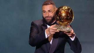 Karim Benzema levantó el Balón de Oro 2022 tras su gran temporada con el Real Madrid y Francia | VIDEO