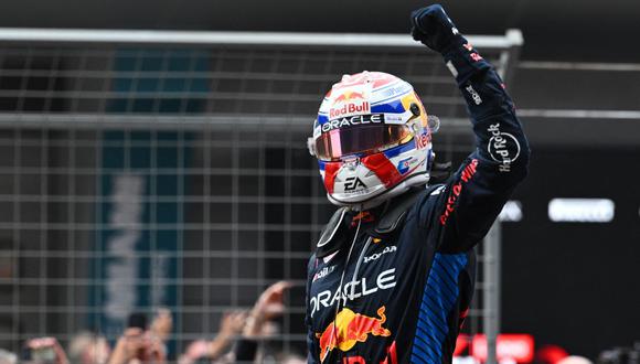 Max Verstappen, otra vez vence en las pistas. | Foto: AFP