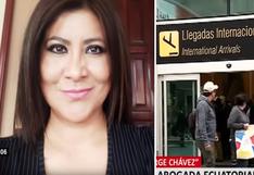 Abogada ecuatoriana desaparece en extrañas circunstancias tras llegar a Lima│VIDEO