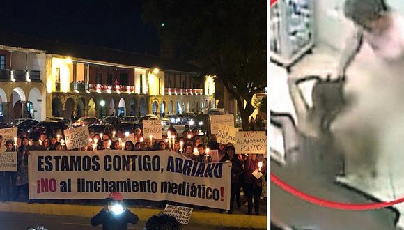 ​Arlette Contreras: ayacuchanos salen en protesta a favor de Adriano Pozo │FOTOS