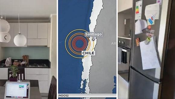 Turistas graban momento exacto del sismo de 6.5 grados en Chile | VIDEO 
