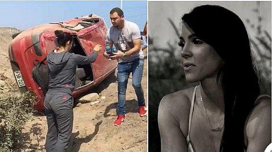 Paloma Fiuza revela qué pasó tras sufrir aparatoso accidente en la Panamericana Sur (FOTOS)