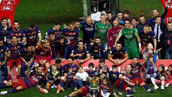 Barcelona vence 2-0 al Sevilla en la prórroga y gana Copa del Rey