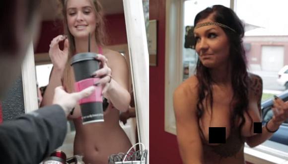 ​Youtube: Polémica por cafetería donde atienden en topless [VIDEO] 