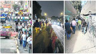 ¡Vía Crucis peatonal! Caos se registra en todo Lima por obras viales inconclusas 