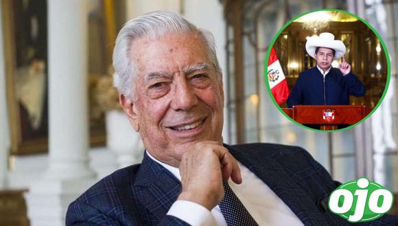 Mario Vargas Llosa arremete contra Pedro Castillo. Foto: (GEC).