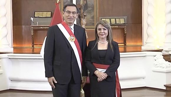 Elizabeth Hinostroza Pereyra juró como nueva ministra de Salud. (Foto: Andina)