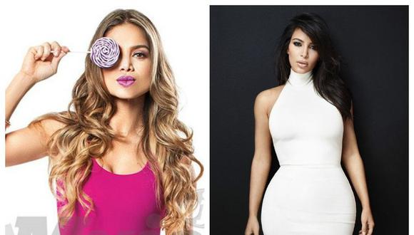 Duelo de tops: Vanessa Jerí vs Kim Kardashian [FOTOS]