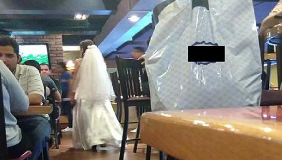 Facebook: novia es plantada en su boda, corre a restaurante y nadie esperó su reacción (FOTOS)