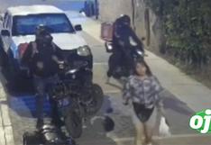 Delincuentes se hacen pasar por repartidores de delivery para robar a una mujer en Surco (VIDEO)