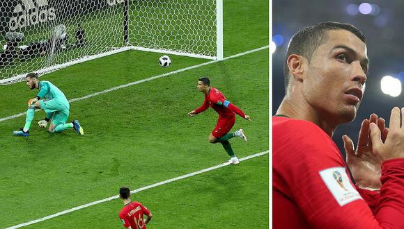 El primer golazo de Cristiano Ronaldo en el Mundial Rusia 2018 (FOTOS)