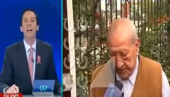 Isaac Humala: padre de Ollanta Humala insulta a Mijael Garrido Lecca (VIDEO)