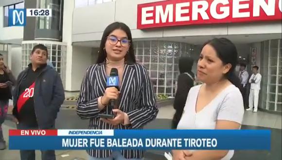 La hija de Martha Flores aseguró que su madre tuvo que ser operada de emergencia en la Clínica Jesús del Norte. (Foto: Captura de video)