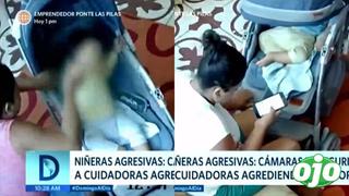 Cámaras de seguridad captan a niñera maltratando a niños mientras su madre trabaja │VIDEO