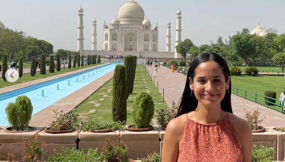 La congresista Sigrid Bazán se refirió a su foto en el Taj Mahal. (Foto: @sigrid_bazan / Instagram)