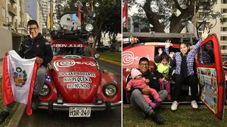 Familia viaja a Brasil en Volkswagen escarabajo para alentar a la Selección Peruana│CRÓNICA