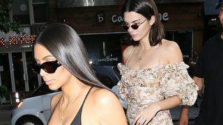 Kendall Jenner y Kim Kardashian se lucen sin prenda íntima [FOTOS]