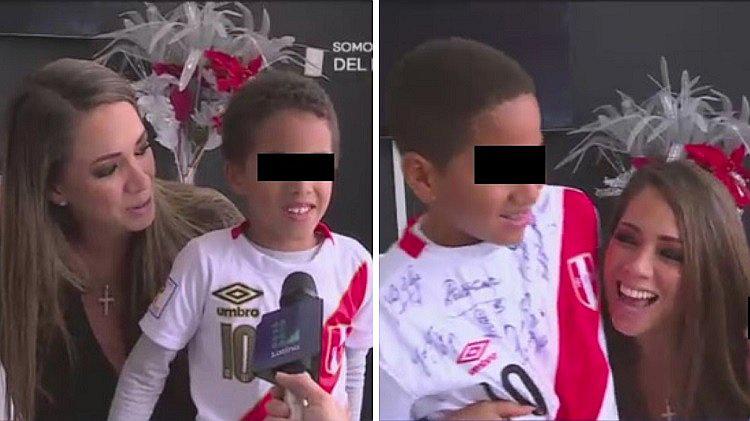 ​Melissa Klug brindó entrevista con sus hijos y un detalle de Jefferson Farfán llamó la atención