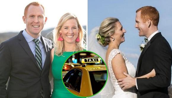 Hombre se enamora de taxista y terminó casándose con ella (FOTOS)