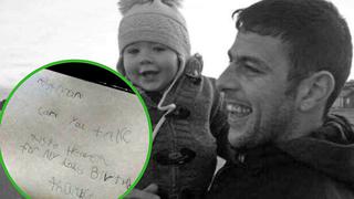 Niño escribió carta a su padre muerto y le pidió a un cartero que la lleve al cielo (FOTOS)