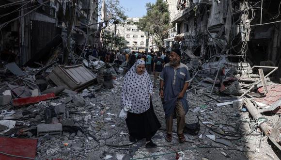Los bombardeos de Israel en Gaza han dejado más de 9 mil palestinos muertos y edificios completamente destruidos.