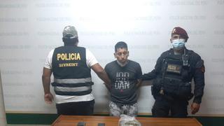 Callao: ‘Marc Anthony’ cayó con una granada de guerra y harta droga que escondía en diferentes ambientes de su casa