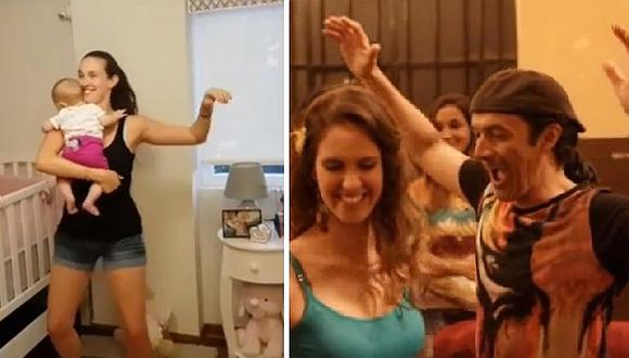 Emilia Drago enternece Instagram bailando con su bebé canción de 'Asu Mare' (VIDEO)