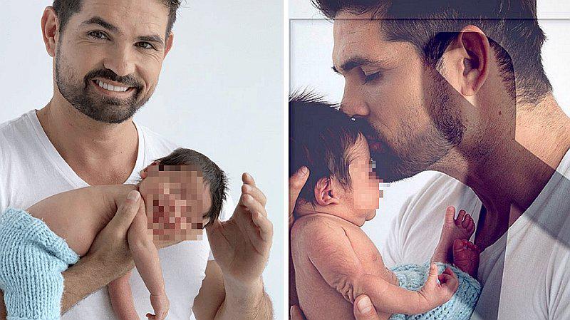 Actor mexicano Ferdinando Valencia le dio el último adiós a su bebé | FOTO