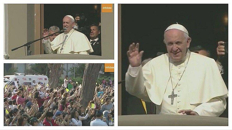 ​Papa Francisco da clásico ‘balconazo’ en la Nunciatura Apostólica (VÍDEO)