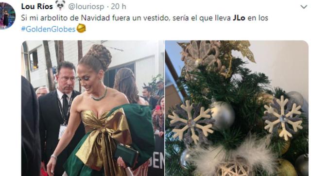 El vestido que llevó Jennifer Lopez generó muchas críticas. (Foto: Twitter)
