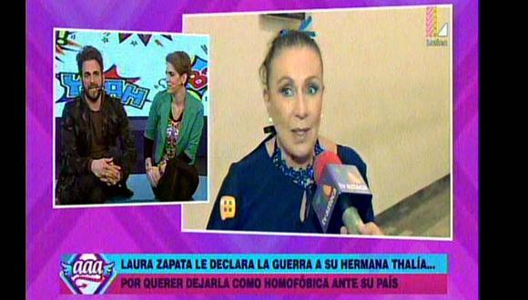Laura Zapata mete aclare y corta llamada a 'Peluchín' por Thalía 