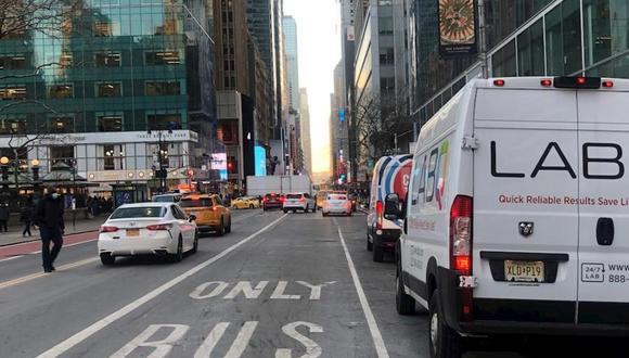Los automóviles un 25% del espacio urbano en Nueva York.
