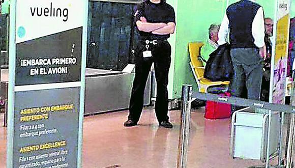 Puyol” ahora trabaja en un aeropuerto