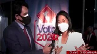 Keiko Fujimori tras el debate presidencial: “Yo he hablado desde mi corazón” | VIDEO